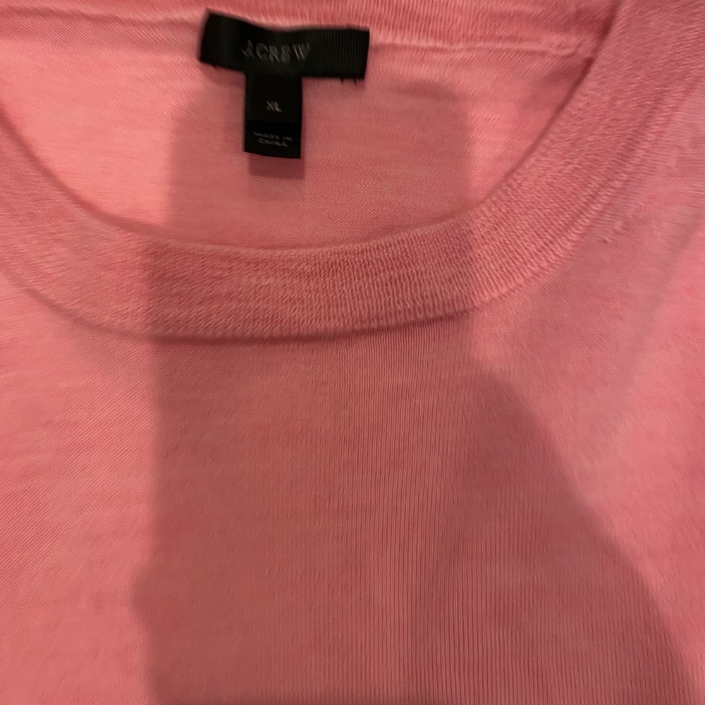 J Crew Sweater light pink wool